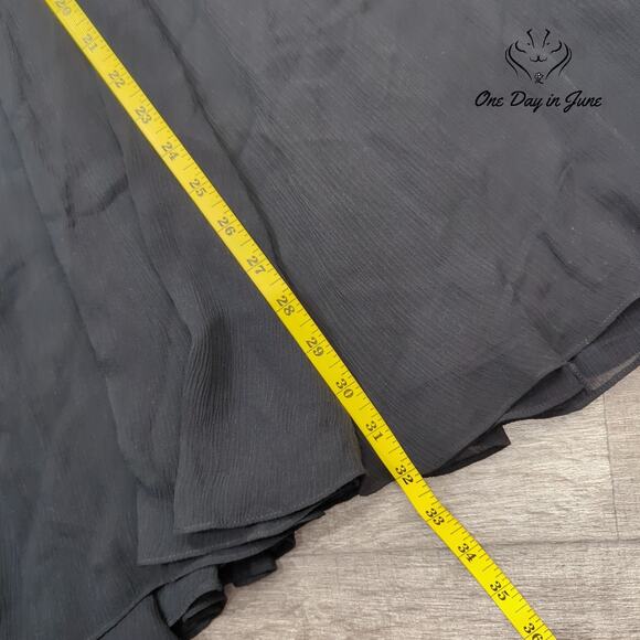 Jones New York Silk Midi Skirt Size 4 - Picture 4 of 5